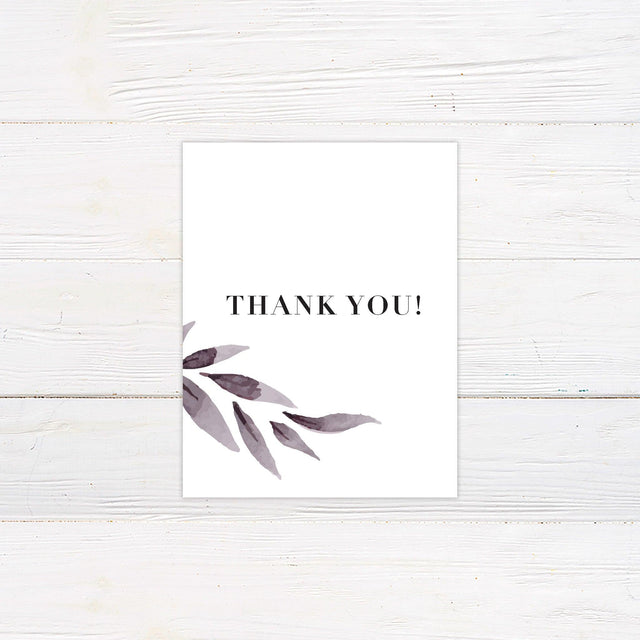 Cascading Leaves Thank You Card - goprintplus