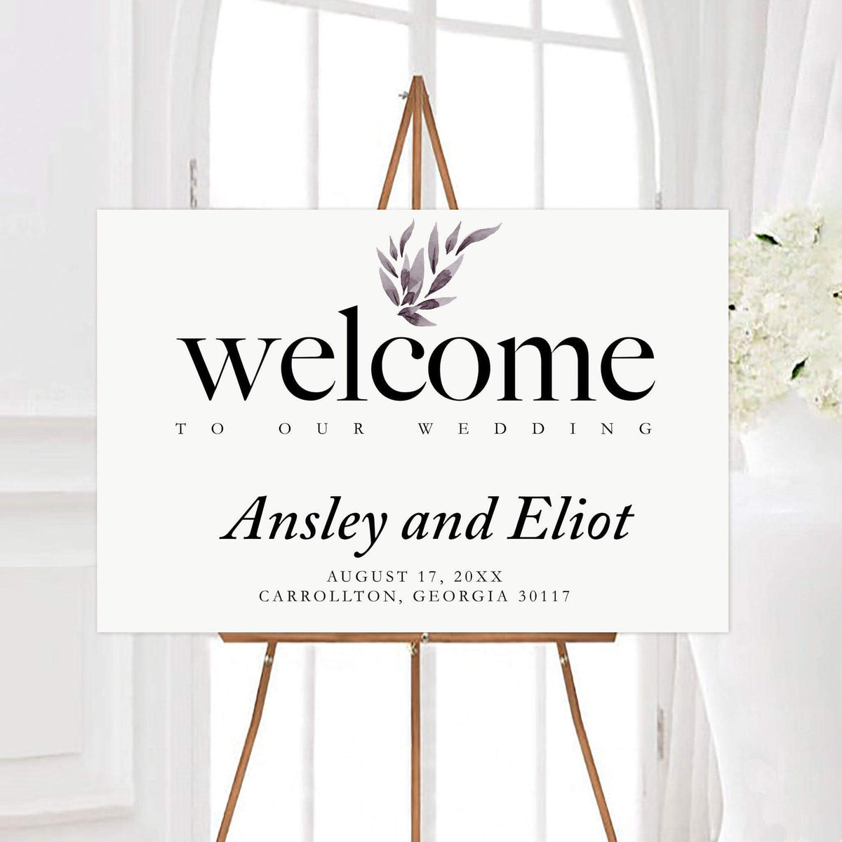 Cascading Leaves Sign | Go Print Plus