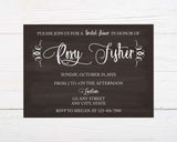 Chalkboard Shower Invitation - goprintplus