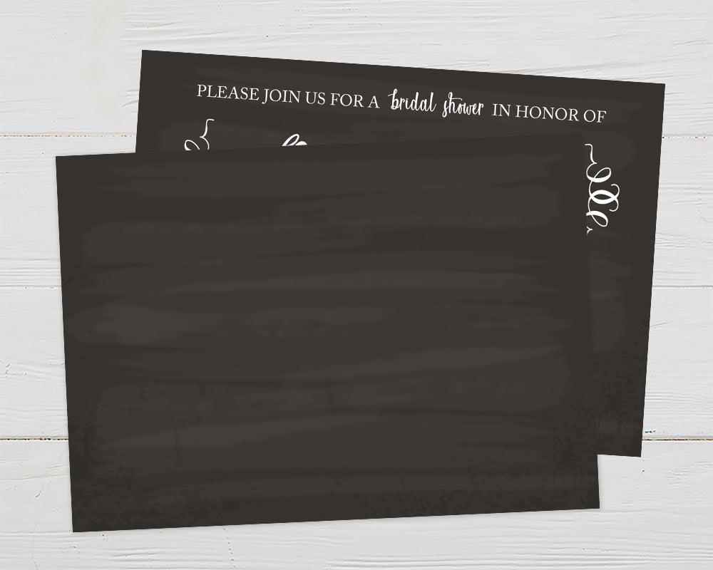 Chalkboard Shower Invitation - goprintplus