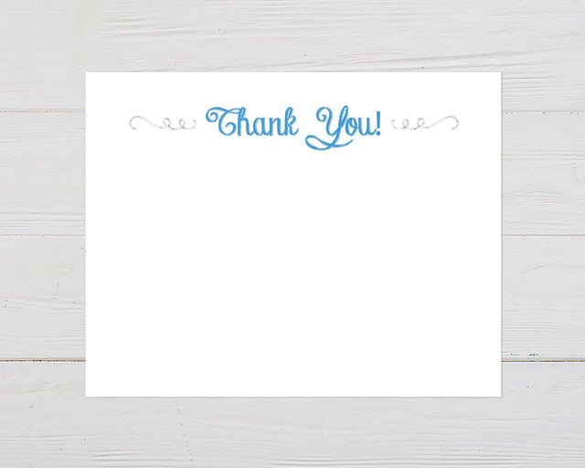 Chalky Chevron Thank You Card - goprintplus