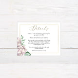 Champagne Blossoms Invitations - goprintplus