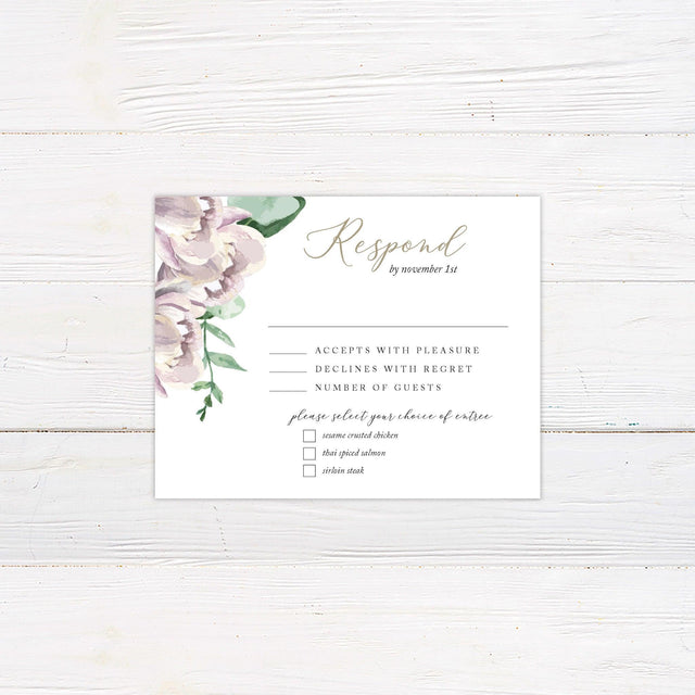 Champagne Blossoms RSVP - goprintplus