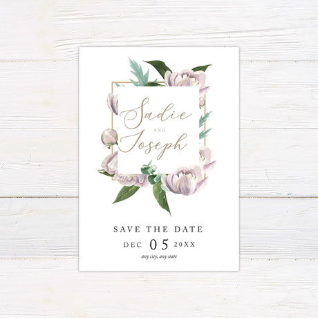 Champagne Blossoms Invitations - goprintplus