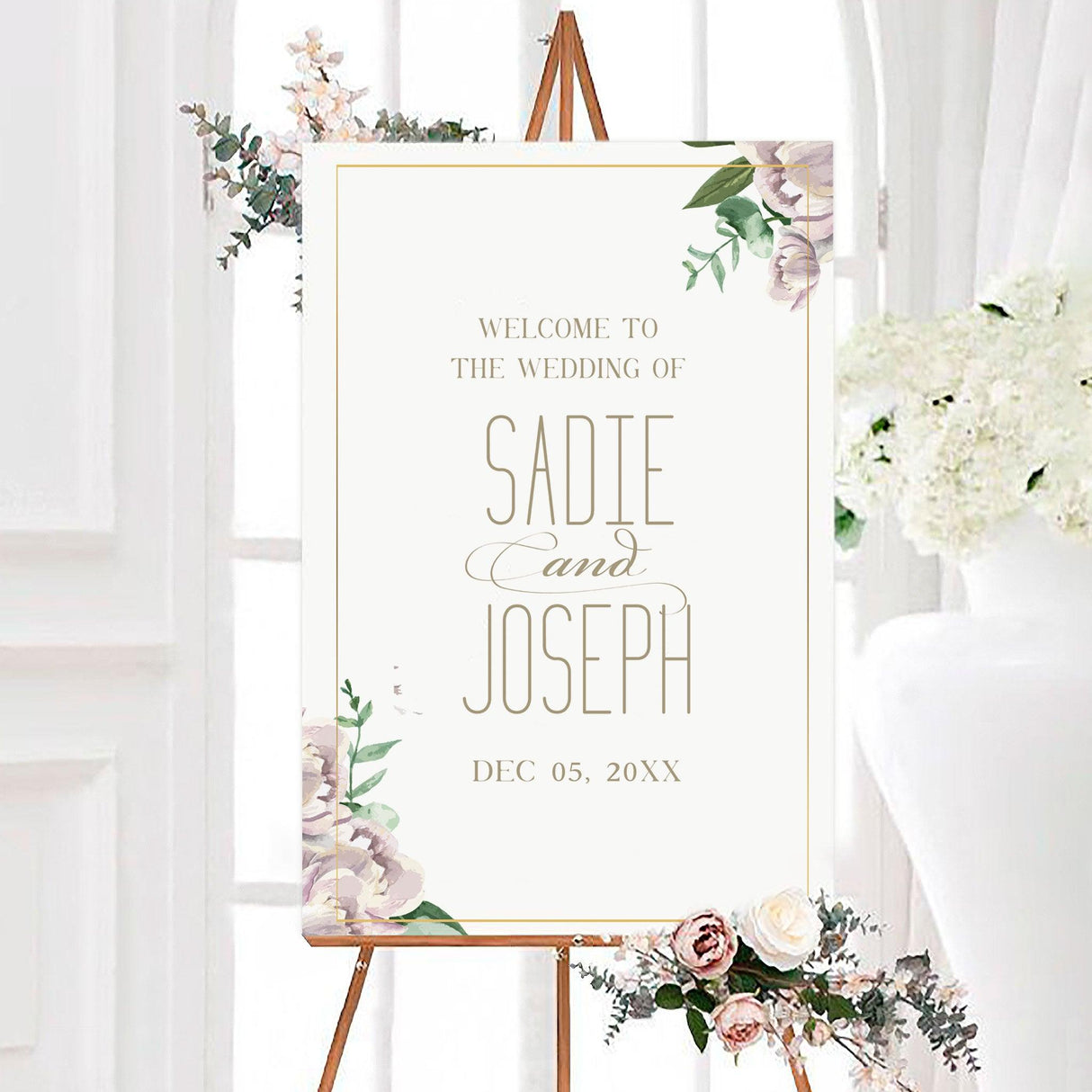 Champagne Blossoms Invitations - goprintplus