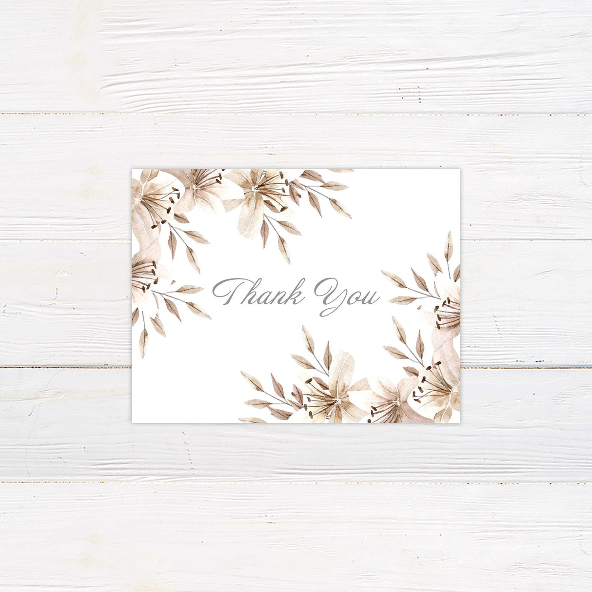 Champagne Floral Corners Invitations - goprintplus