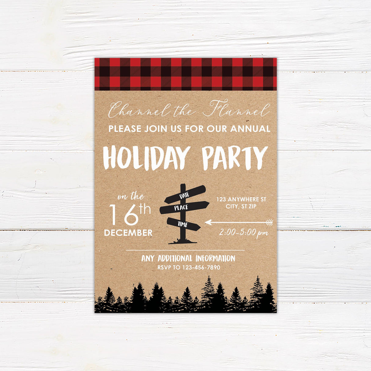 Channel-the-Flannel-Invitation - Go Print Plus