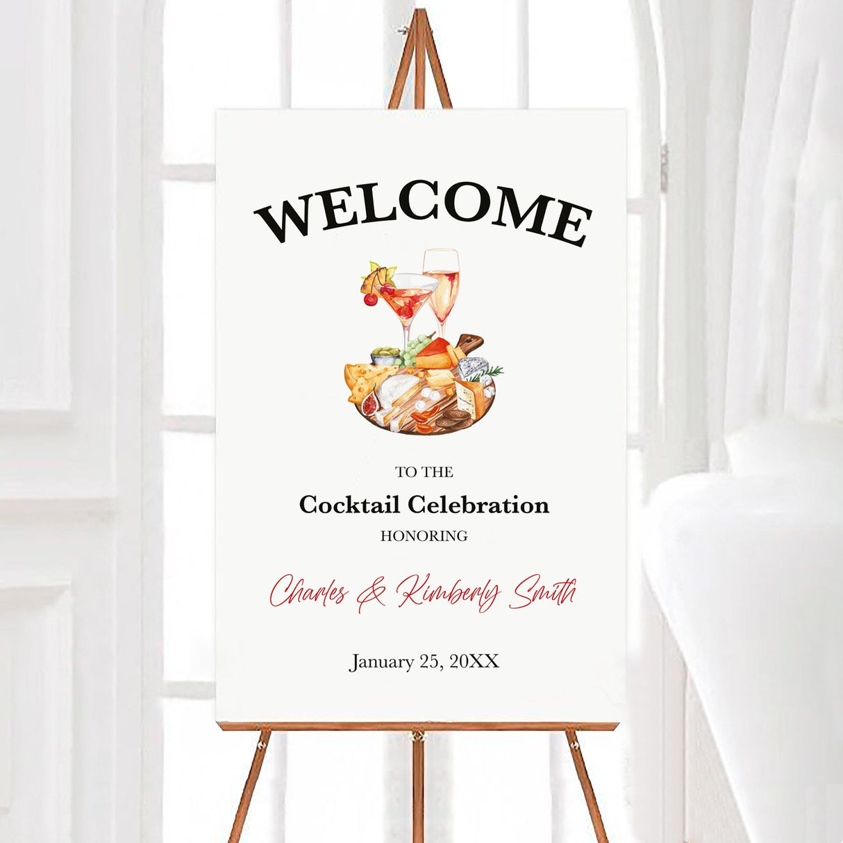 Charcuterie and Cocktails Invitation - goprintplus