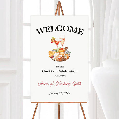 Charcuterie and Cocktails Sign - goprintplus