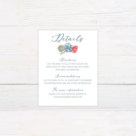 Charming Succulents Invitations - goprintplus