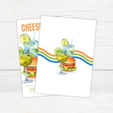 Cheeseburgers Before Paradise Invitation - goprintplus