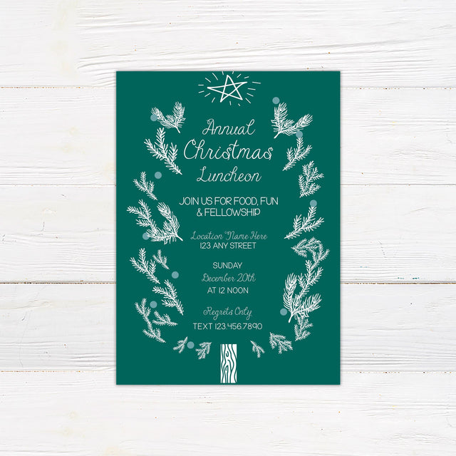 Christmas-Tree-Party-Invitation - go Print Plus