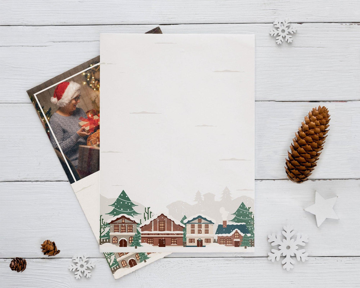 Christmas Village Card - goprintplus