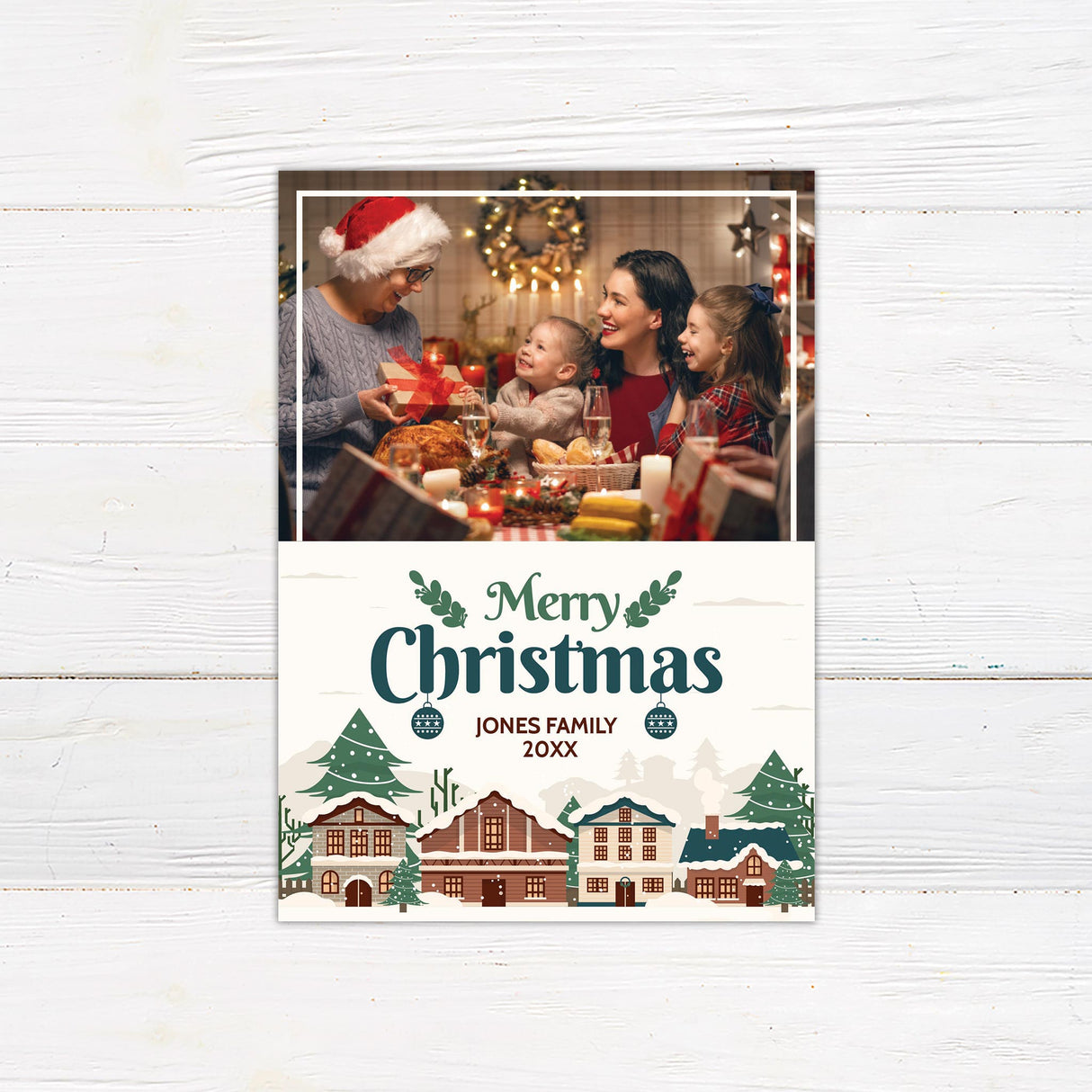 Christmas-Village-Christmas-Card-Invitation-Front-Thumbnail