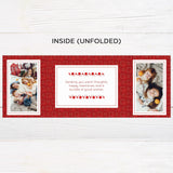 Classic Collage Christmas Gatefold Card