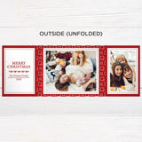 Classic Collage Christmas Gatefold Card