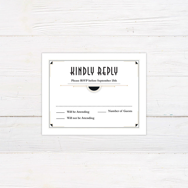 Classic Deco RSVP - goprintplus