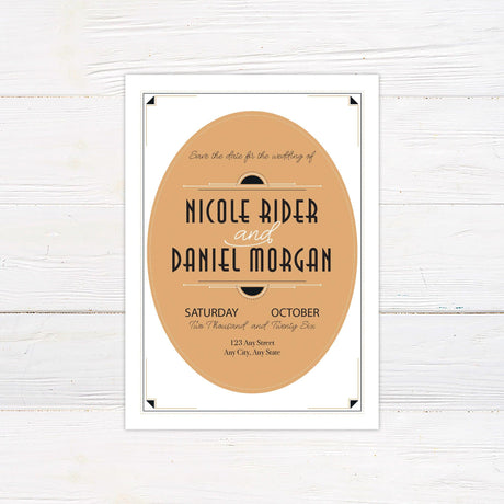 Classic Deco Invitations - goprintplus