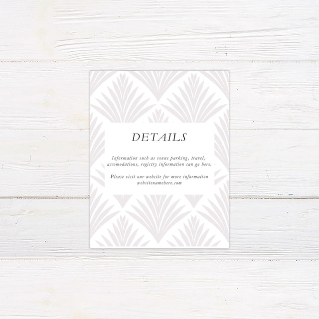 Classic Gatsby Details Cards - goprintplus