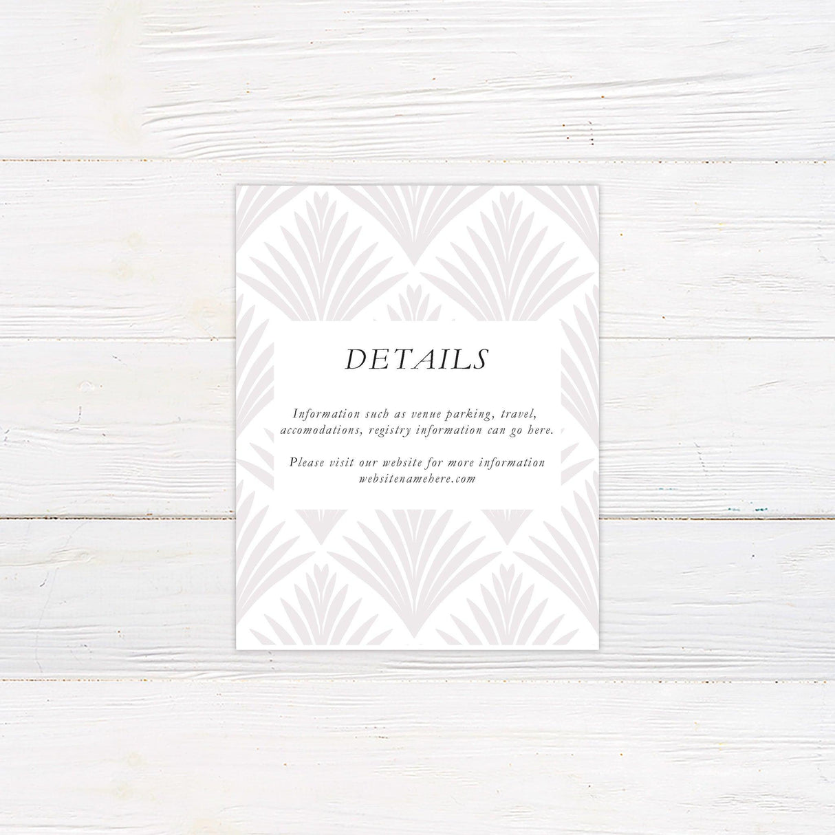 Classic Gatsby Invitations - goprintplus