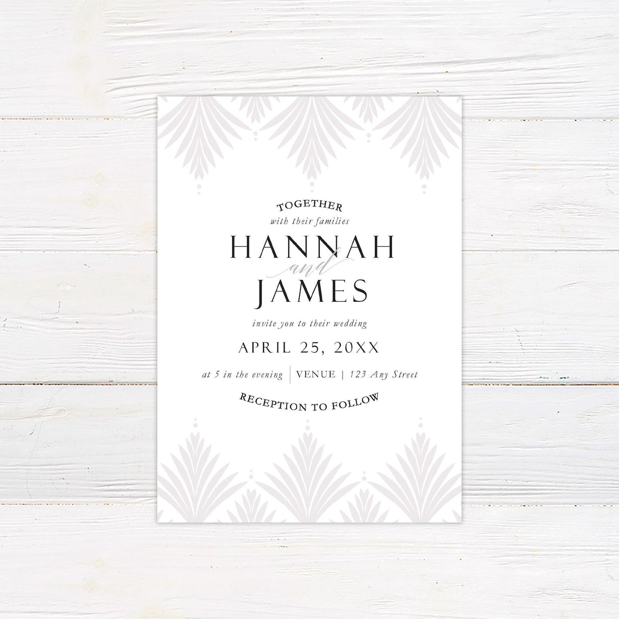 Classic Gatsby Invitations - goprintplus