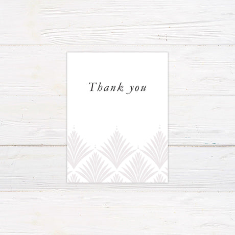 Classic Gatsby Thank You Card - goprintplus