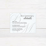 Classic Initial Invitations - goprintplus