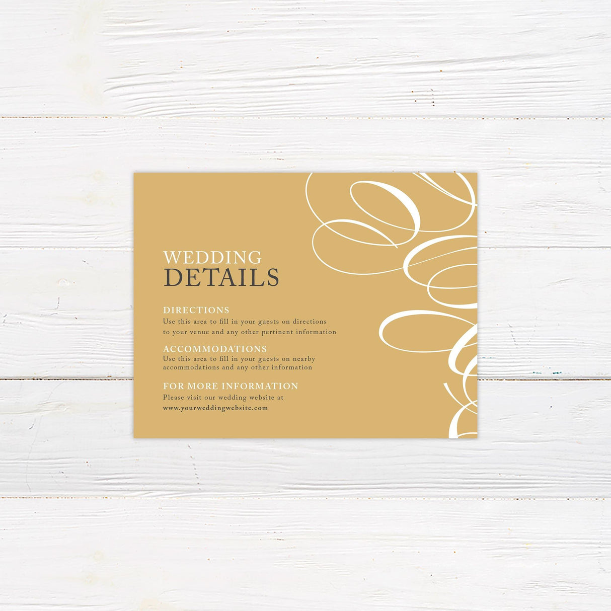 Classic Swirls Details Cards - goprintplus