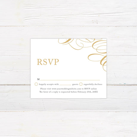 Classic Swirls RSVP - goprintplus