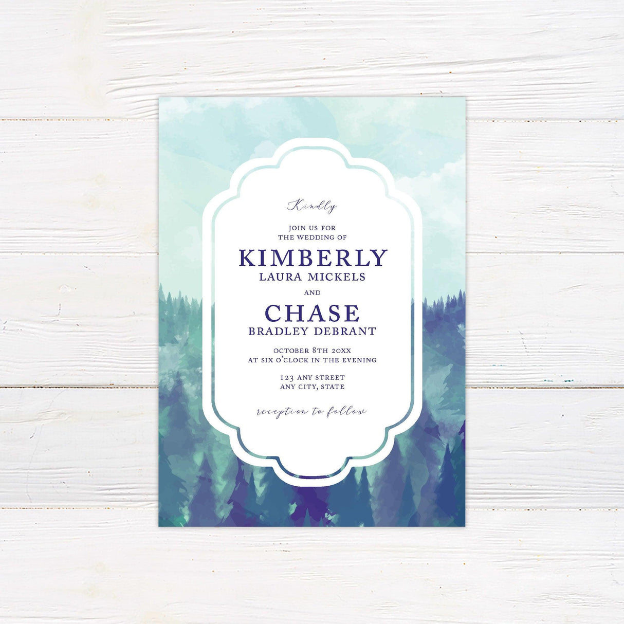 Cloudy Valley Invitations - goprintplus