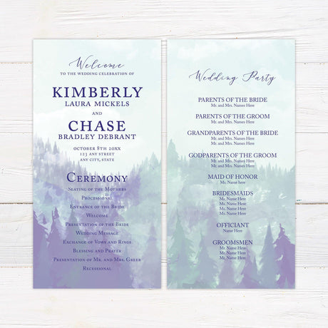 Cloudy Valley Invitations - goprintplus