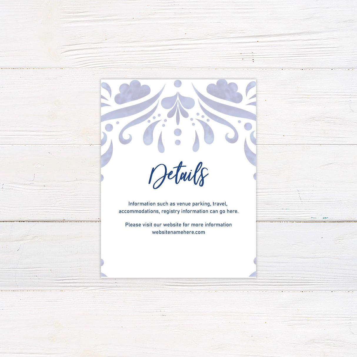 Cobalt Tile Details Cards - goprintplus