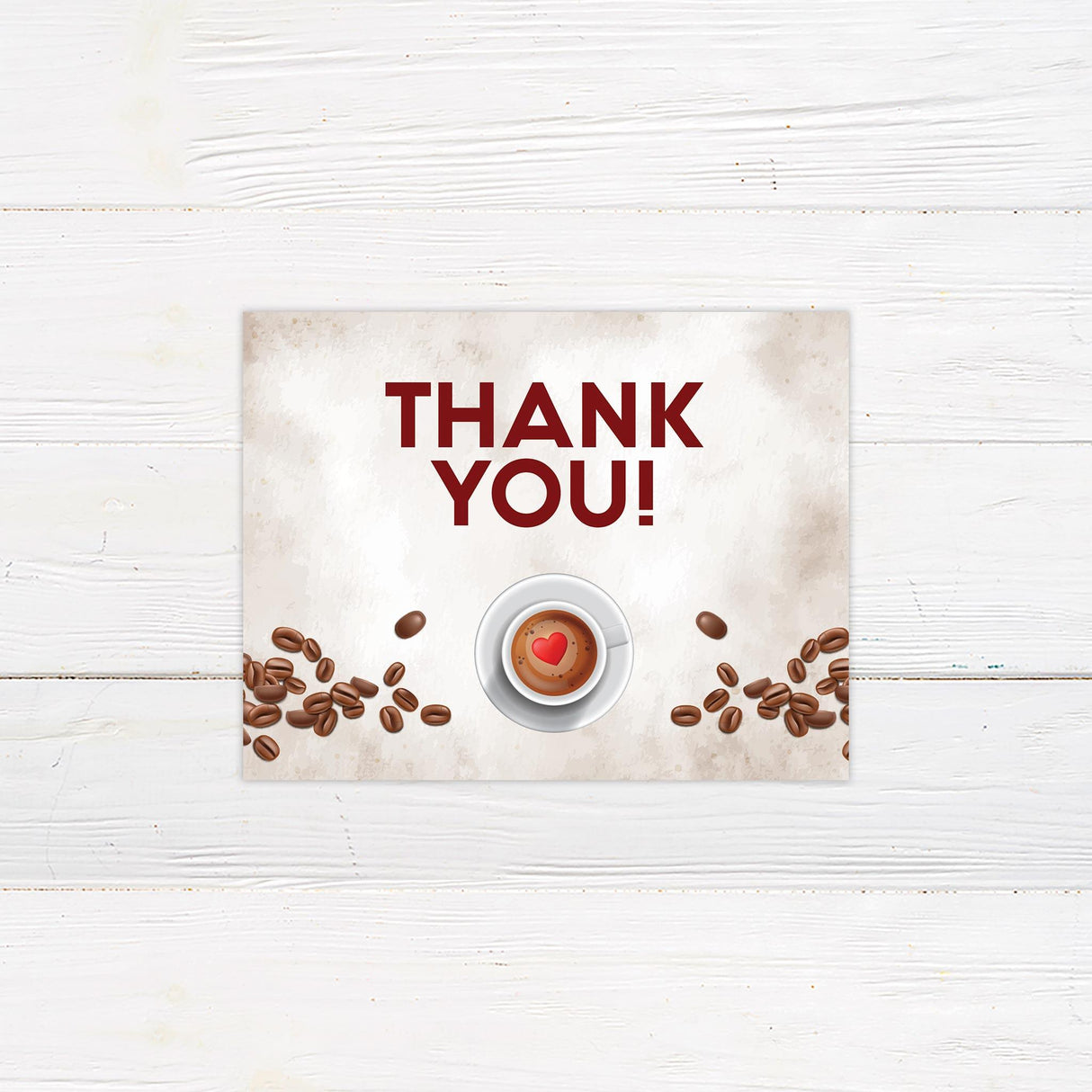 Coffee Lover Thank You Card - goprintplus