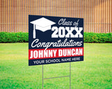 Color Block Graduation Yard Sign - goprintplus