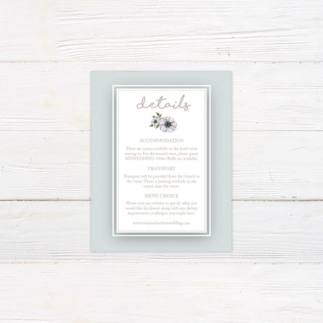 Color Pencil Floral Invitations - goprintplus