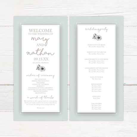 Color Pencil Floral Invitations - goprintplus