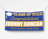 Color Block Graduation Banner - goprintplus