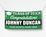 Color Block Graduation Banner - goprintplus