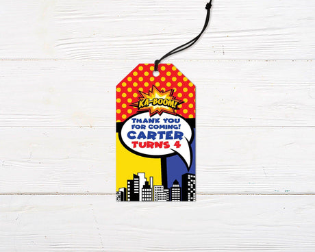 Comic Book Favor Tag - goprintplus