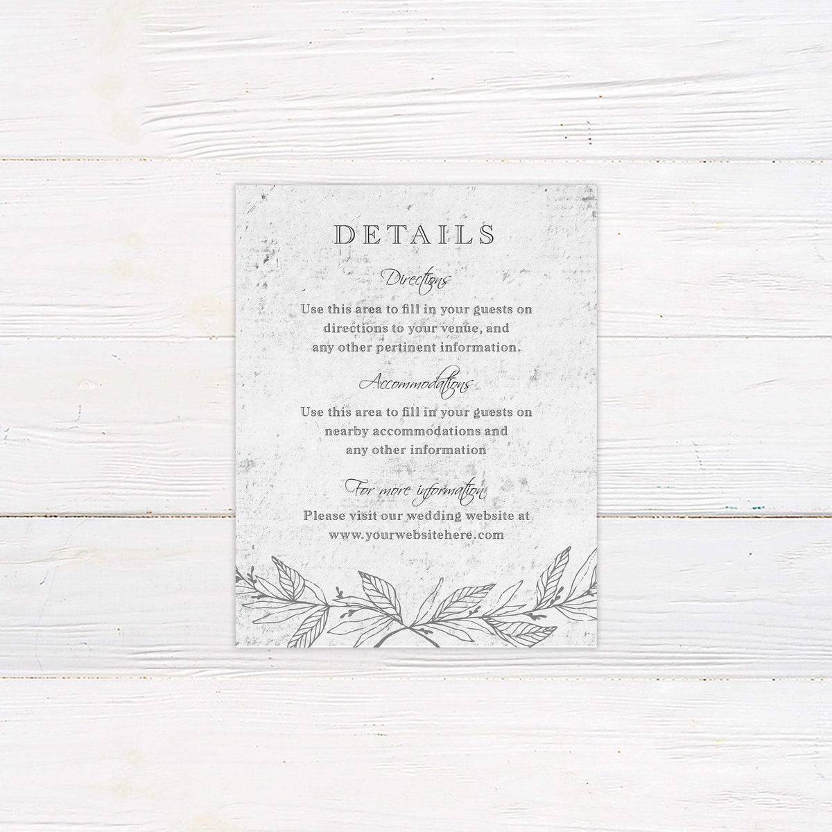 Concrete silver details cards go print plus