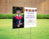 Congrats Banner Graduation Yard Sign - goprintplus