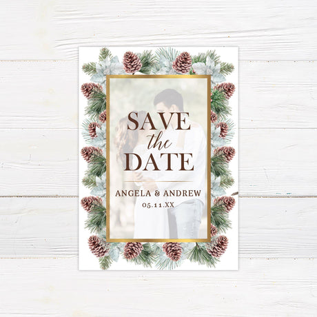 Conifer Cone Invitations - goprintplus