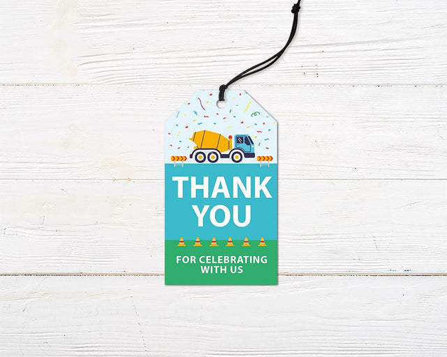 Construction Site Favor Tag - goprintplus