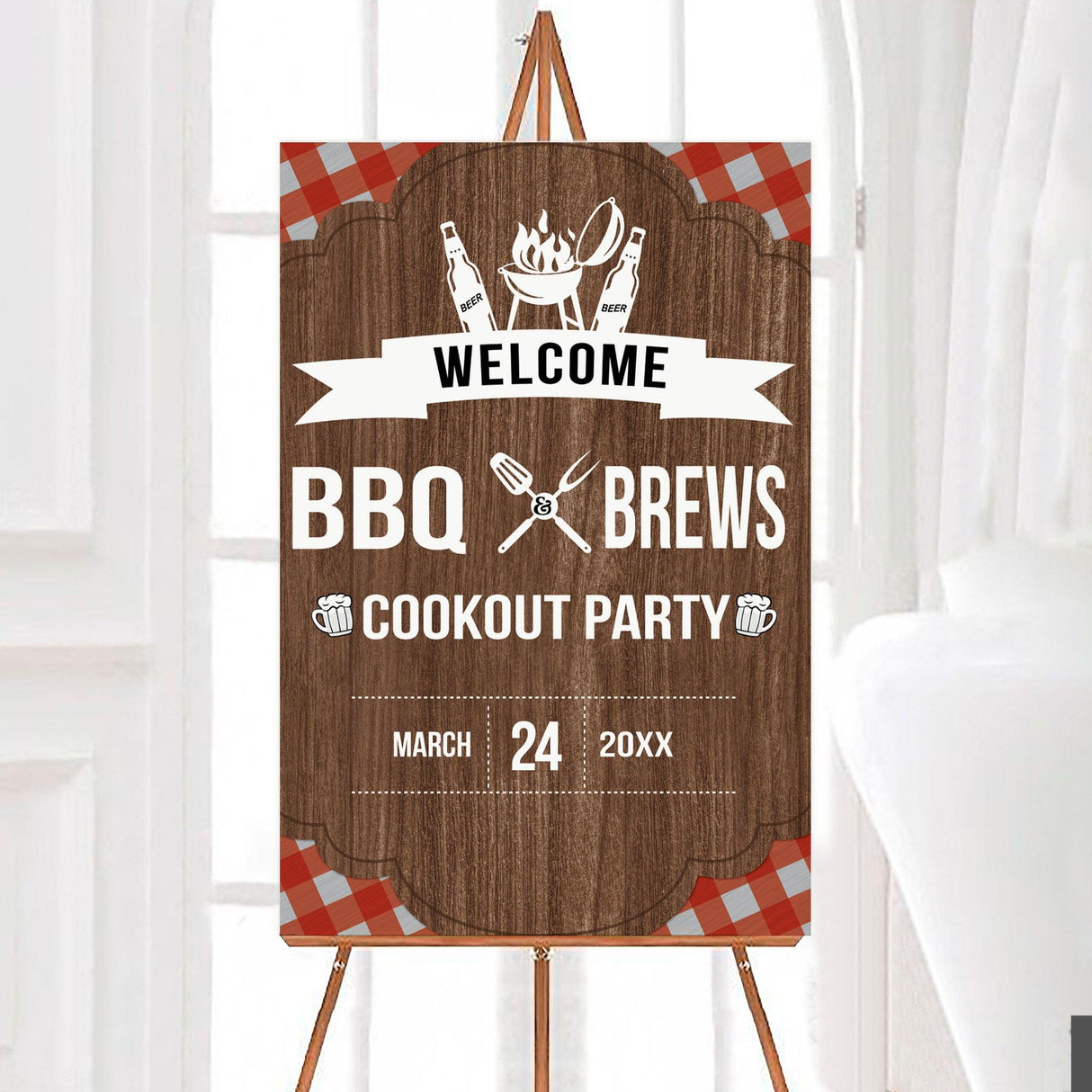 BBQ & Brews Sign - goprintplus