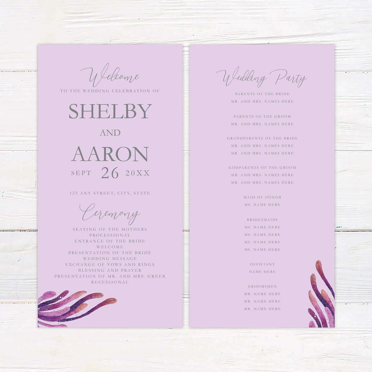 Coral Reef Invitations - goprintplus