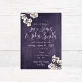 Cotton Blossom Invitations - goprintplus