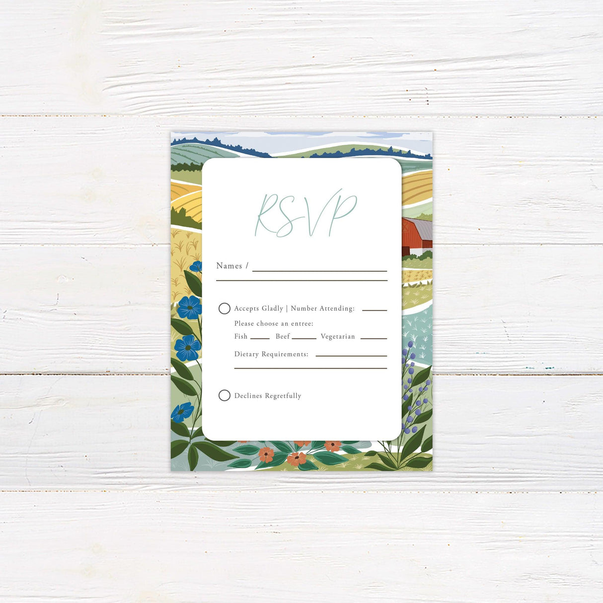 Country Farm RSVP - goprintplus