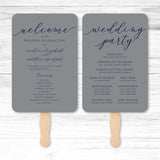 Specialty Paper Wedding or Event Program Fans