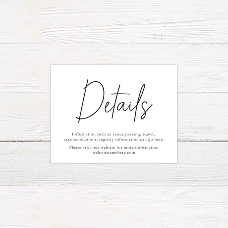 Cursive Script Details Cards - goprintplus