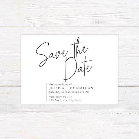 Cursive Script Invitations - goprintplus